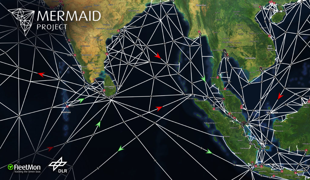 美人鱼路由网络 - 印度 -  Malaysia_Satellite